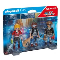 PLAYMOBIL CITY ACTION - ÉQUIPE DE BANDITS #70670